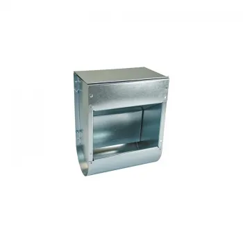 Karmidło zasypowe z klapka K 17 cm dla królików